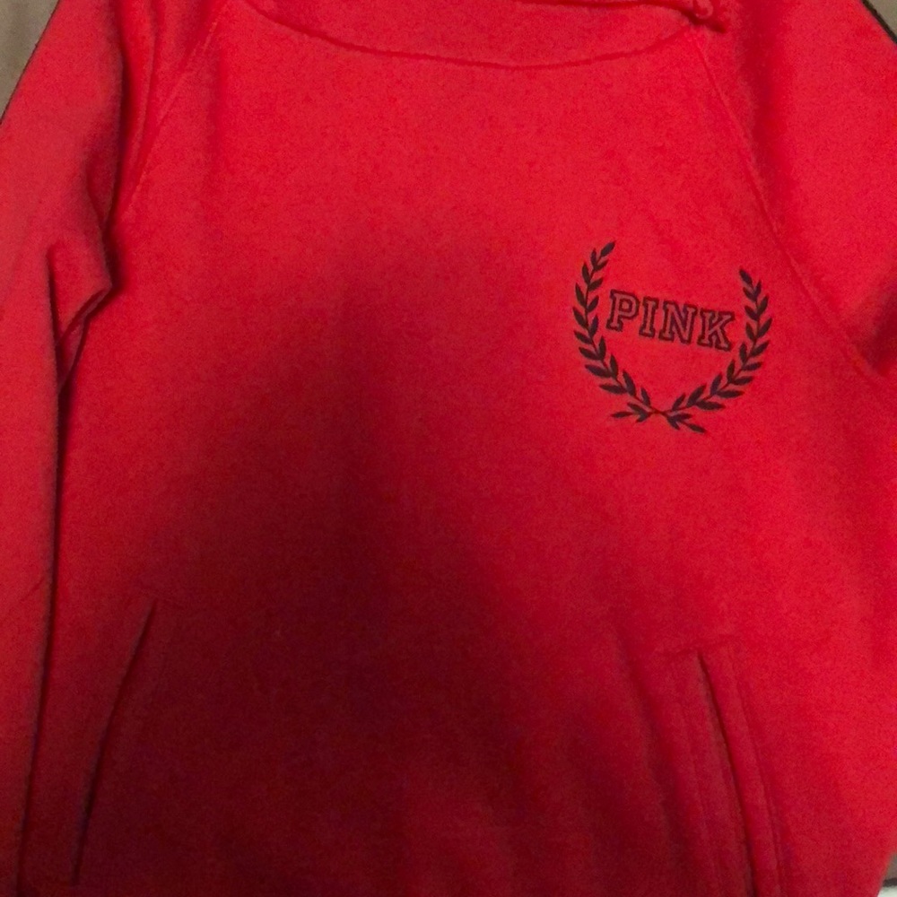Pink Red hoodie . Worn a few times